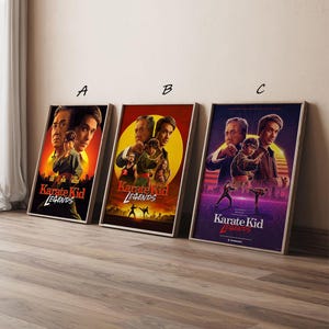 Karate Kid Legends Movie Poster, High Quality Canvas Print Art Posters, Gift for her, Gift for Him, Unframed