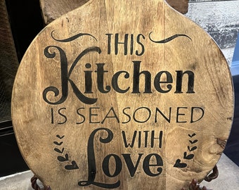 Mango Cutting boards/wall decor/kitchen decor/ living room decor/ laser engraving/custom built/ charcuterie board