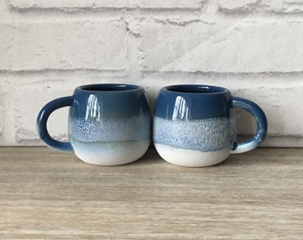 Barcela Portugal Handmade Stoneware Pottery Coffee/tea Mugs Set of 2 - Etsy