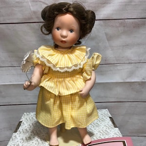 Franklin Heirloom Dolls &quot;Friday&#39;s Child&quot; by Sylvia Natterer