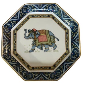 Wedgwood China Blue Elephant 5&quot; Collectible Plate