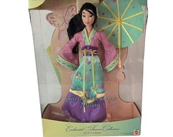 Spring Blossom Mulan, Disney Collector Dolls, Enchanted Seasons Collection 29191