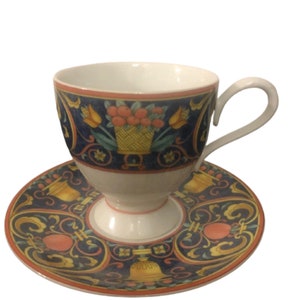 Pfaltzgraff Pfirsich Teetasse mit Untertasse