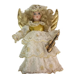 Betty Jane Carter Blonde Angel Goebel Musical Porzellanpuppe von Bette Ball 1989