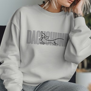 Dachshund Sweatshirt, Hoodie and T-shirt for Dog Lovers, Moms and Dads, Unisex Graphic Pullover, Pet Owner Gift