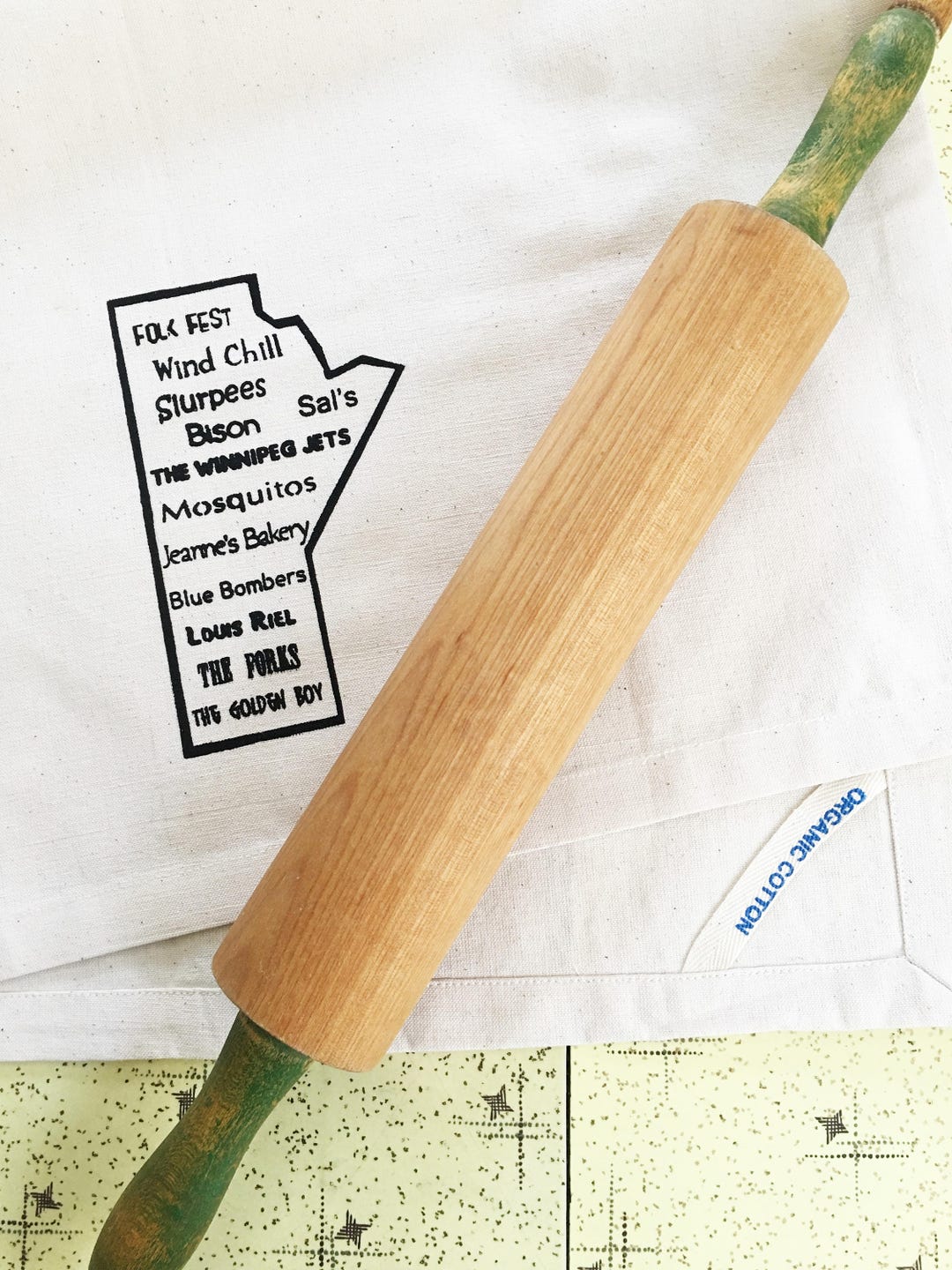 Organic Winnipeg Manitoba Landmarks Icons Kitchen Dish Towel. Etsy