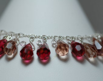 Crystal Pinks Bracelet