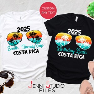 Costa Rica 2025 Family Shirt, Costa Rica FRIENDS, Costa Rica Shirt, Birthday Bash, Girls Trip, Grad Trip, Couple Trip, Birthday Trip,