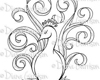 Princess Fussyfeather Digi Digital Stamp