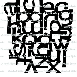 Font Fumble mask stencil patterns gel printing layers