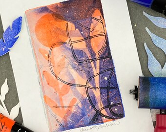 Tag 75, Mixed Media Print, Das 100-Tage-Projekt