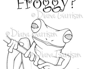 Feelin' Froggy Digi Digital Stamp