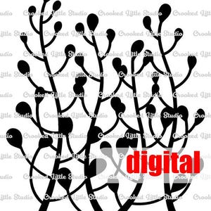 Verrückte Unkräuter - Digitale Dateien Masken und Schablonen svg dxf jpg png Kreise Gel-Druck Schichten Schneidedatei