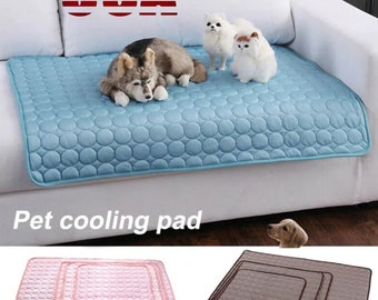 Pet Cooling Mat Cool Pad Comfortable Cushion Bed Blanket for Dog Cat Puppy