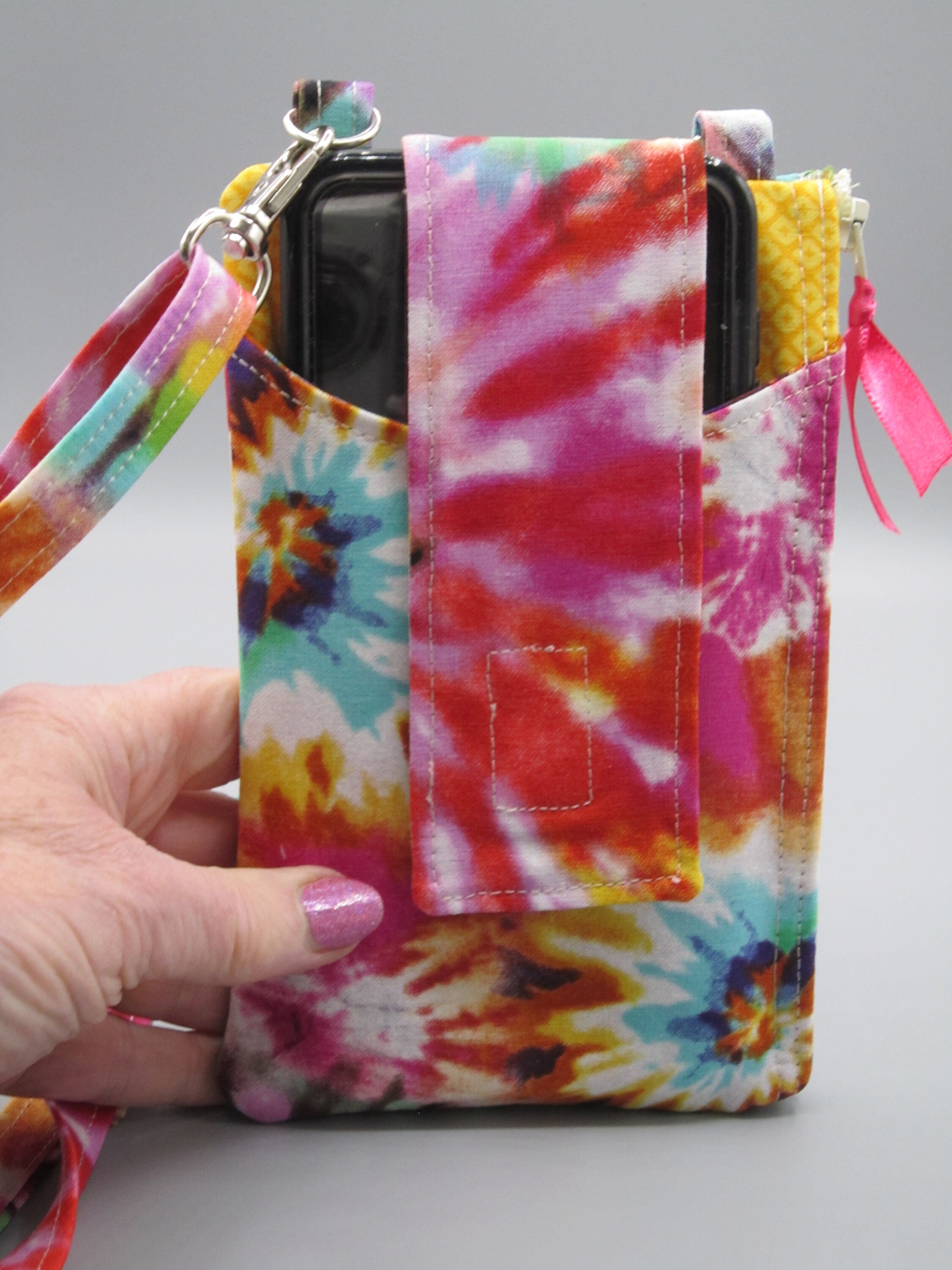 Tie Dye Crossbody Purse Cell Phone Purse Cell Phone Etsy