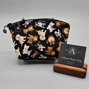 Bolsa de cosméticos para perros, bolso de mano para perros, bolso pequeño para cámara de perros, regalo para amantes de los perros, bolso de mano