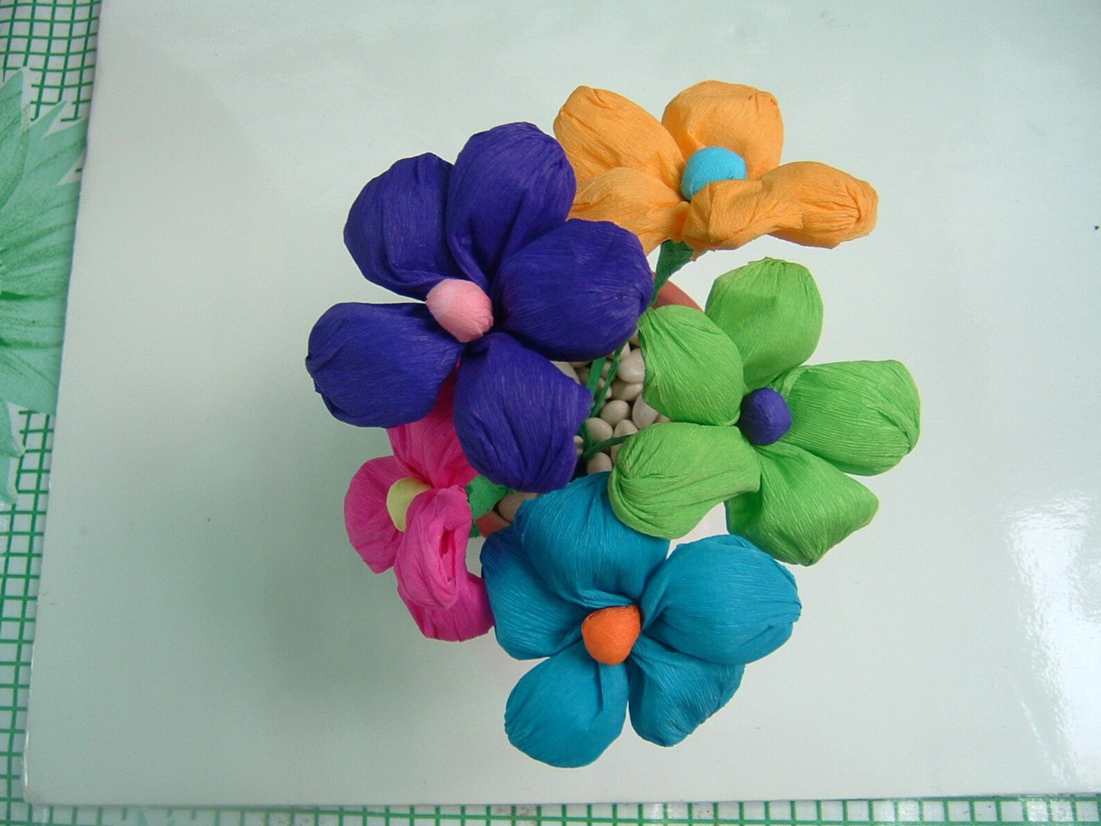 Mexican Crepe Paper Handmade flowers Etsy