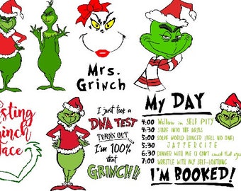 Grinch SVG Bundle (200 FILES!!!!)