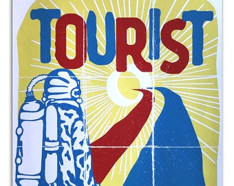 Tourist and Backsliders Screened poster by Brady