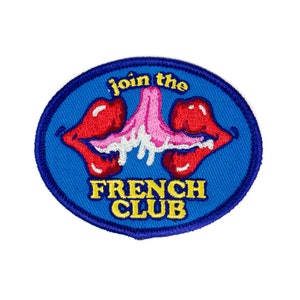 French Club iron on patch