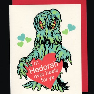 Carte de Saint-Valentin style années 80 Hedorah