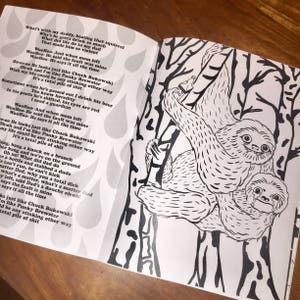 Weezer singalong sad animal coloring book image 4