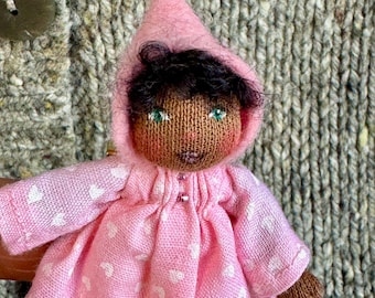 Sweetheart Waldorf Doll Pin