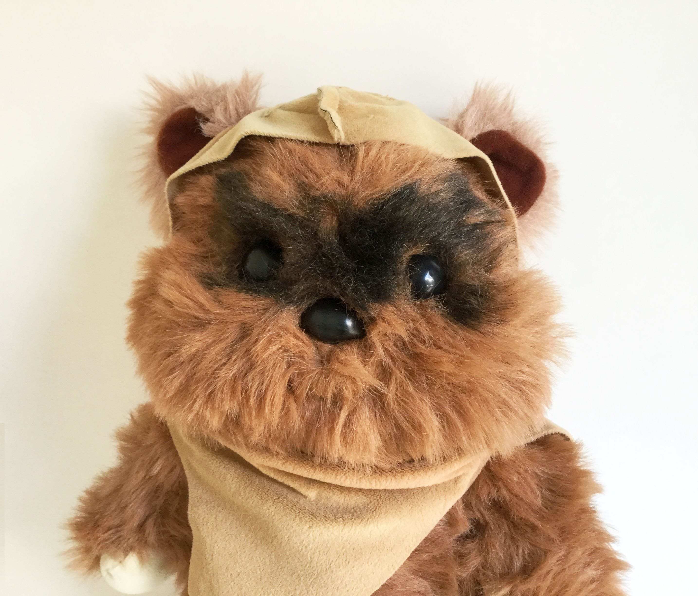 Vintage Ewok Wicket Plush Star Wars Return of the Jedi Kenner Etsy