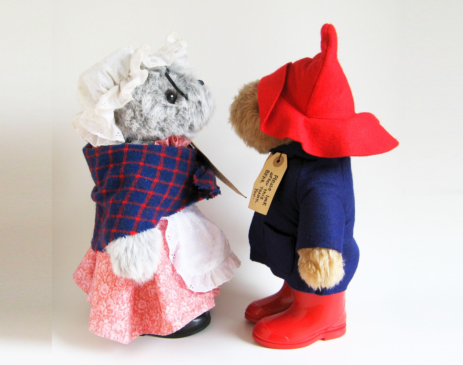 Paddington Bear & Aunt Lucy Vintage Plush Toy Teddy Bears | Etsy