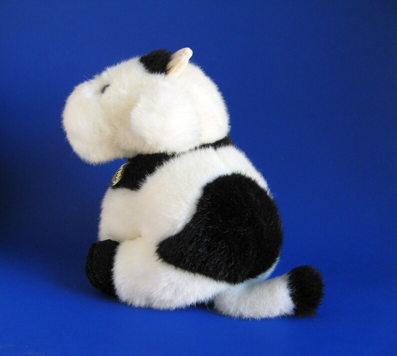 black cow stuffed animal