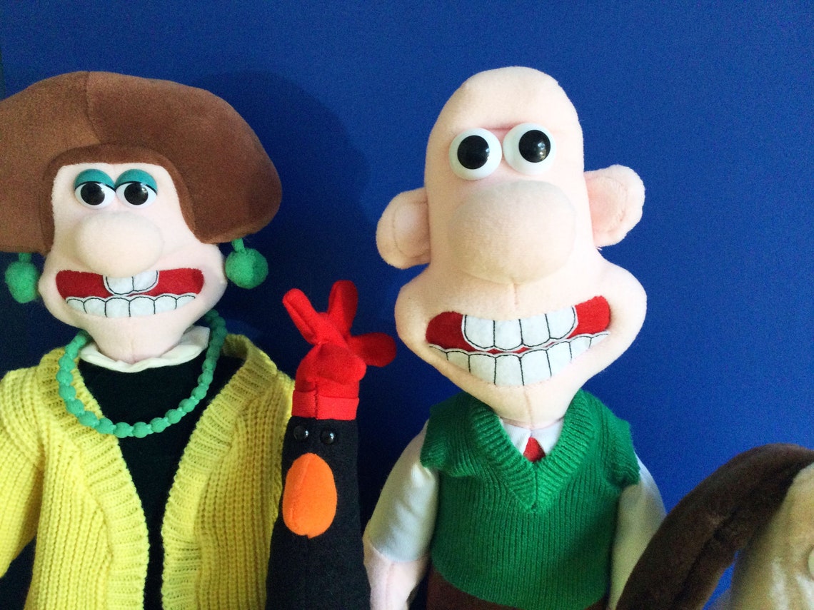 Wallace and Gromit Shaun the Sheep Wendolene Ramsbottom Etsy