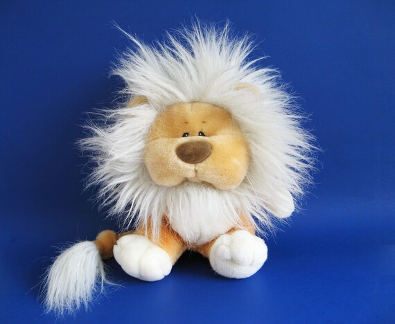 blue lion stuffed animal