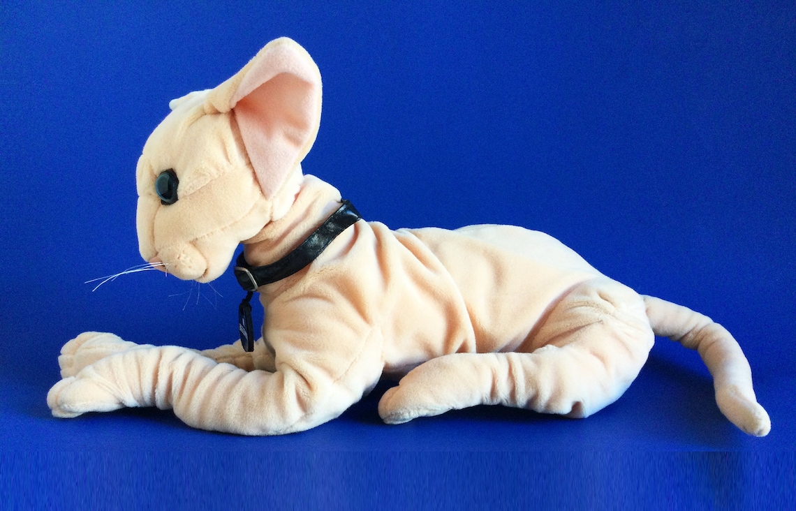 Mr. Bigglesworth hairless cat stuffed animal Austin Powers Etsy