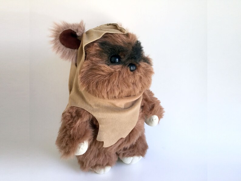 Vintage Ewok Wicket Plush Star Wars Return of the Jedi Kenner Etsy