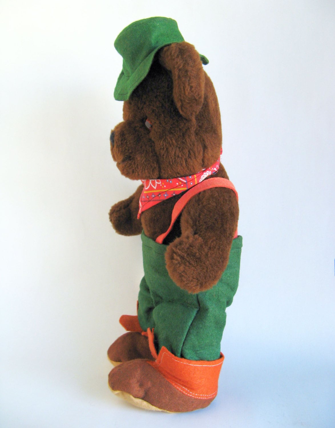 LL Bean Teddy Bear Douglas 1980s toy Vinatage Plush Etsy