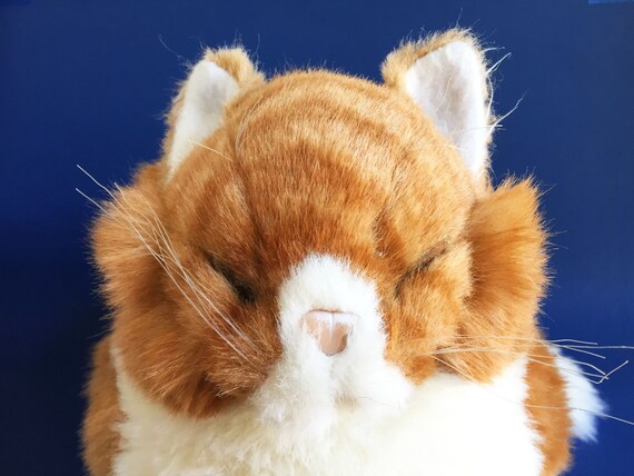 sleeping cat stuffed animal