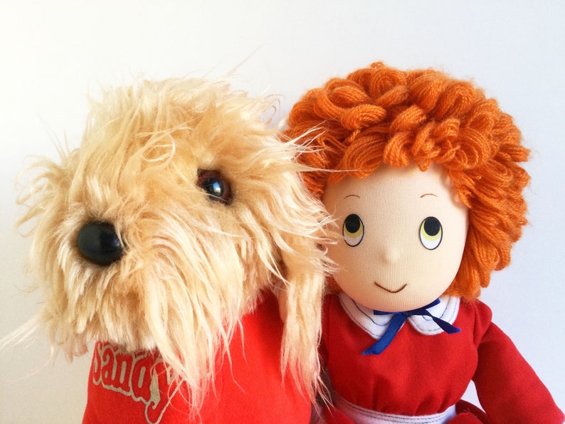 Little Orphan Annie Sandy Dog Vintage Doll Stuffed Animal Etsy