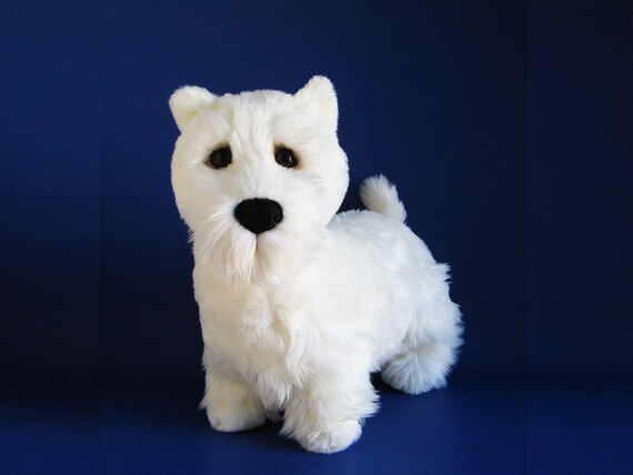 stuffed westie terrier