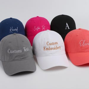 Cappello da baseball o da camionista personalizzato con ricamo: testo personalizzato, stile vintage