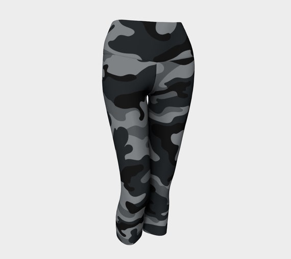 camo yoga capris
