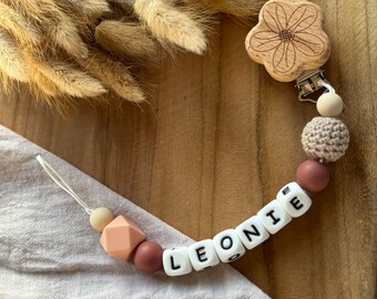 Schnullerkette, personalisierte Schnullerkette, Schnullerkette mit Name, Geburt, Clip, Geschenke zur Geburt, Baby, Junge, Mädchen