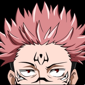 Sukuna Jujutsu Kaisen Peeker sticker