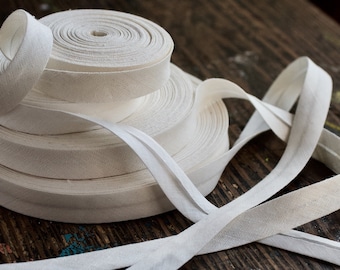 Linen bias tape -- width 1.5, 2 or 3 cm