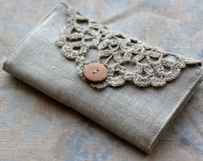 Linen Crochet Hook Case Holder Organizer Smaller Etsy