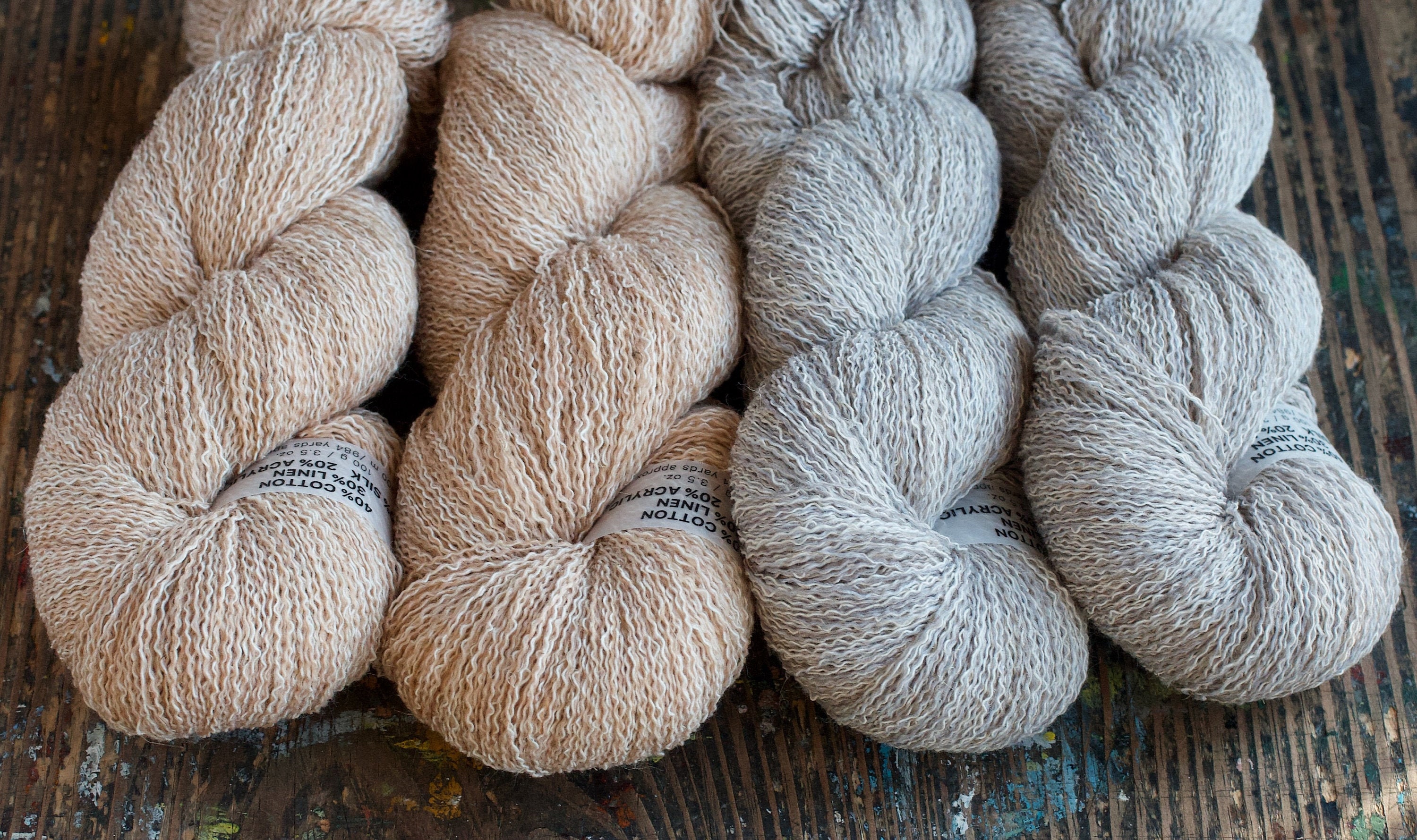 The Lace Knittery Hand Painted Boucle Yarn