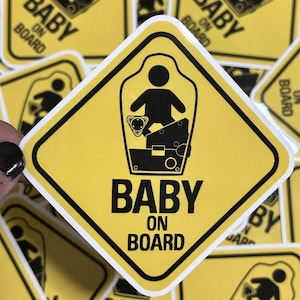 BB ON BOARD 4 Inch Sticker