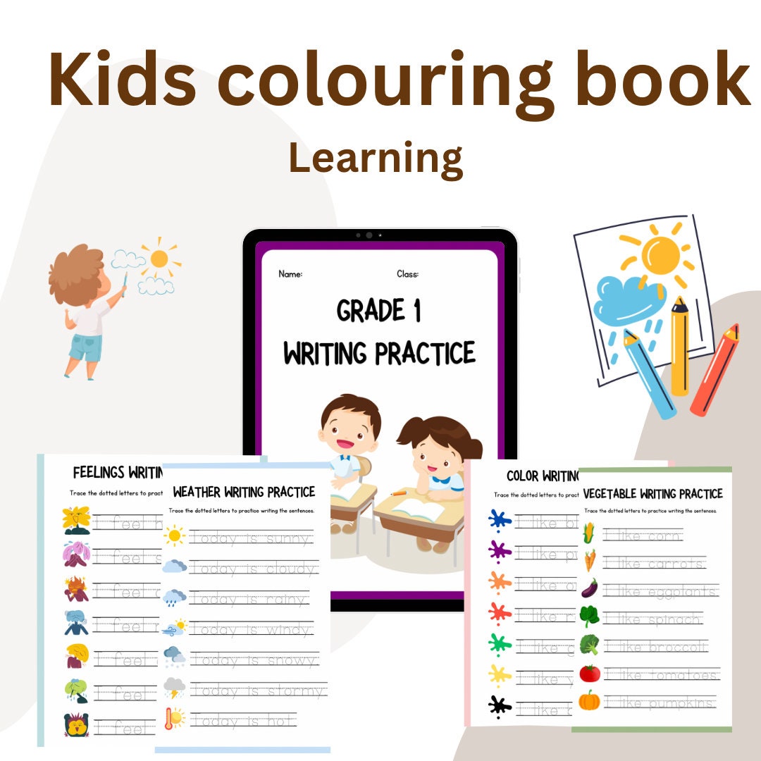 Learning Guide Pictures A Toddlers Guide to Learning - Etsy