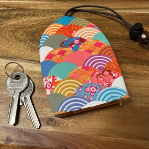 Handmade Japanese-Style Fabric Keyrings | 32 Designs | Colourful & Durable Key Holders | Ideal for Gifts, Accessories, and Everyday Use