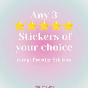 MONO GO 5 Star Sticker Bundle (except Prestige)