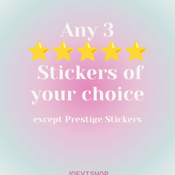 MONO GO 5 Star Sticker Bundle (except Prestige)